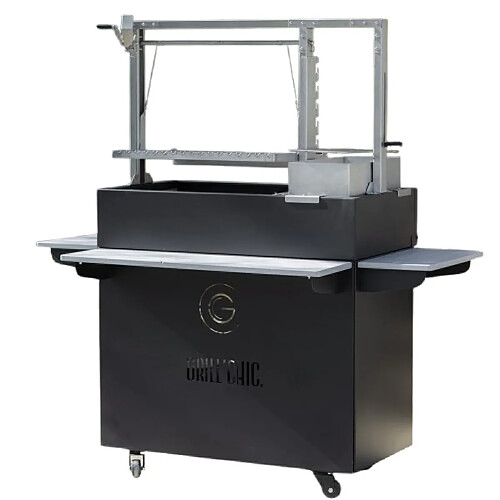 GRILL CHIC Barbecue Argentin Santa Maria Asado - Sur meuble - Mixte Grille/Foyer