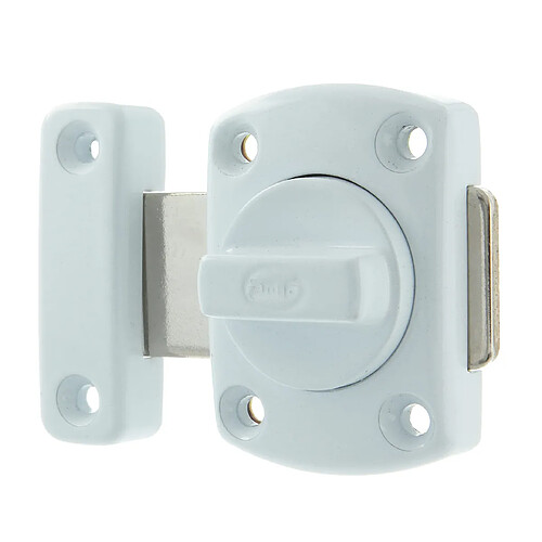 AMIG | Verrou à bouton 388 | 40 mm | Zamak | Blanc