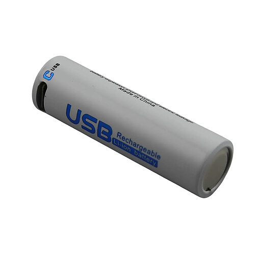 Avizar Pile 1.5V 1700mAh Compatible 14500 AA avec Port USB-C Rechargeable