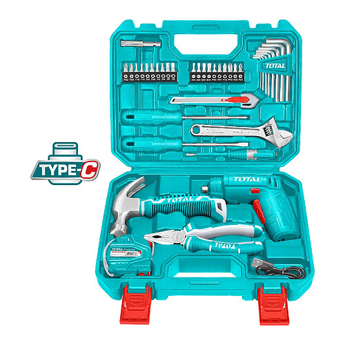 TOTAL | Mallette outils THKTHP10386 | 38 Pièces