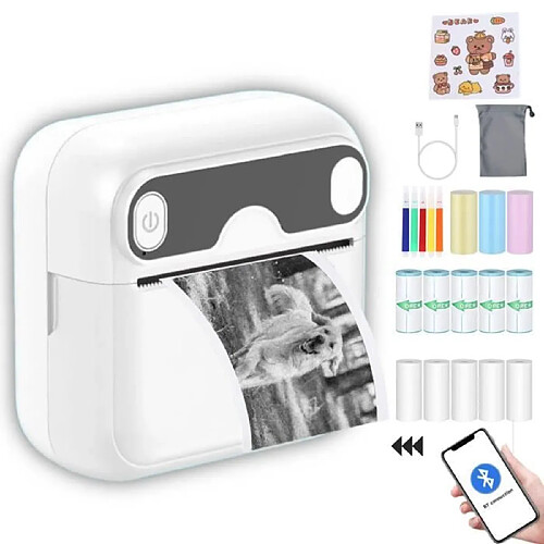 Imprimante thermique Bluetooth - Bleu