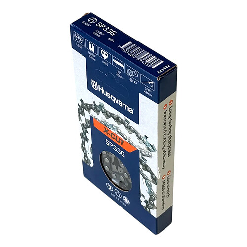 Chaîne Husqvarna X-CUT SP33G 38 cm .325" 1,3 mm ( 581643164 ) pour tronçonneuse à chaîne