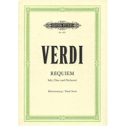 Requiem Vocal Score · Occasion