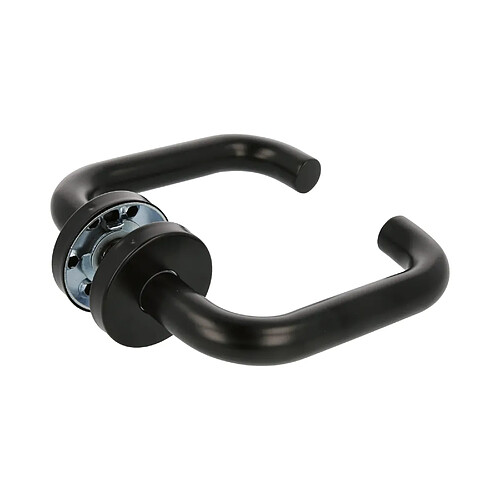 Amig poignée de porte sur rosace - Noir