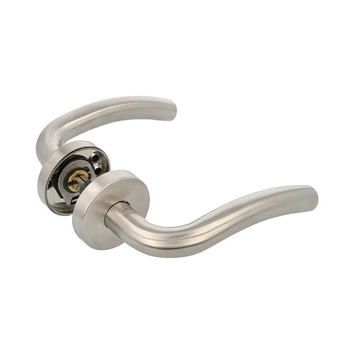 Amig Poignée bouton sur rosace inox