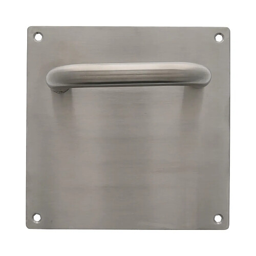 Amig Poignée de porte sur plaque - Inox