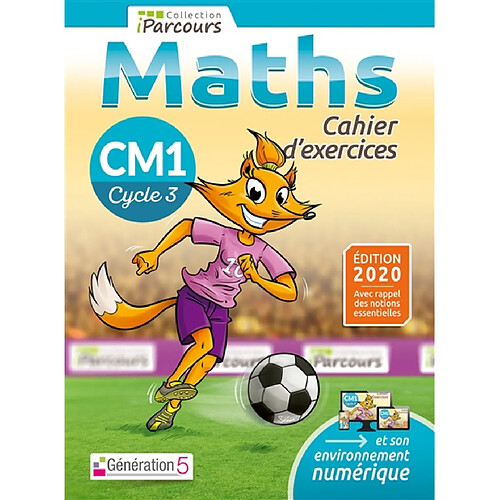 Maths CM1, cycle 3 : cahier d'exercices