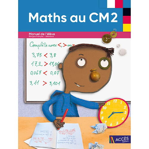 Maths au CM2 : manuel de l'élève : bilingue français-allemand