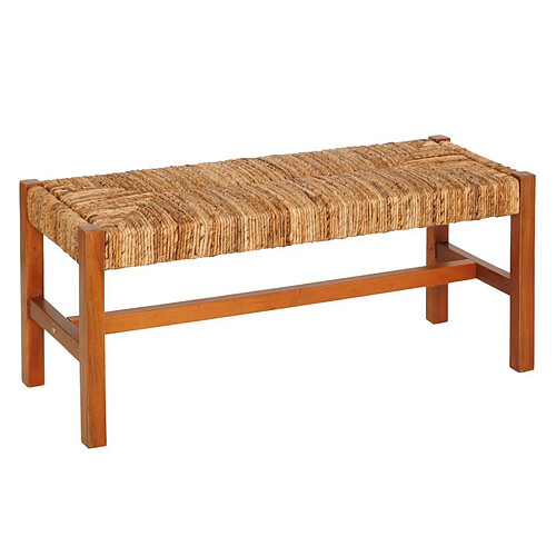 Pegane Banc bout de lit en bois - Naturel