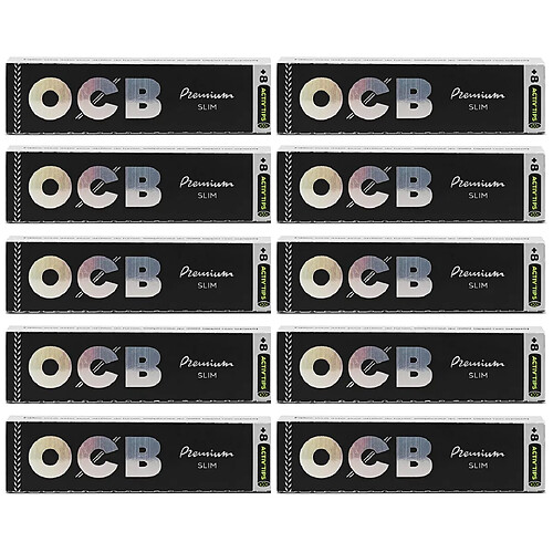 Feuilles à rouler OCB Slim avec Filtres ActivTips par 10