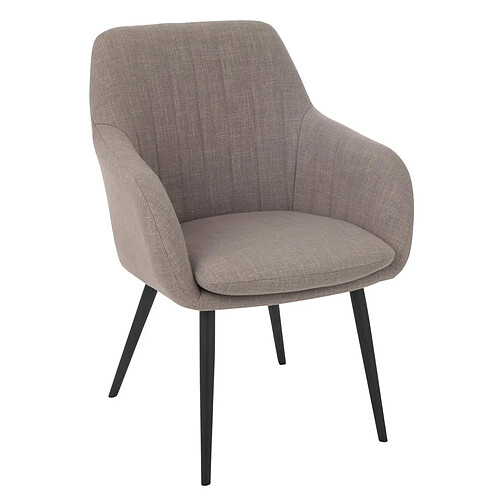 Paris Prix Chaise Design Miles 83cm Taupe