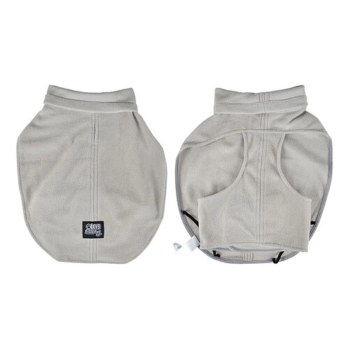 Paris Prix Veste Polaire Chien Frileux 30cm Gris Clair