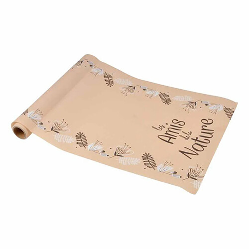 Paris Prix Chemin de Table Déco Amis Nature 28cmx5m Naturel