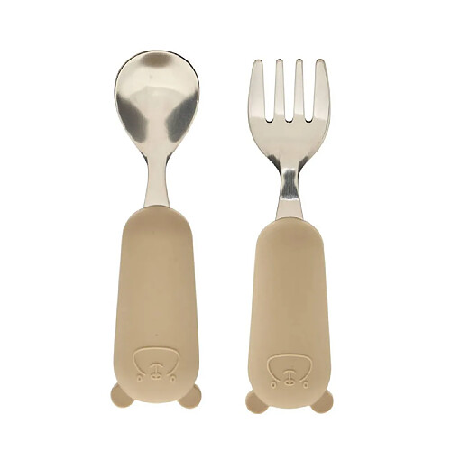 Atmosphera Set Couverts Enfant Yum 16cm Beige
