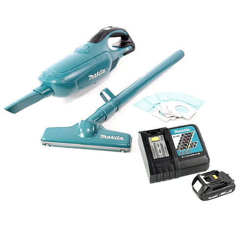 Makita DCL 182 RY1 Aspirateur sans fil 18 V + 1x batterie 1,5 Ah + chargeur