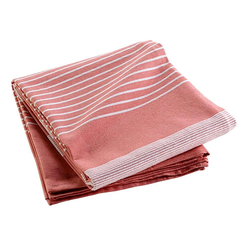 Douceur D'Interieur Couvre-Lit Tissé Imprimé Adele 240x260cm Rose