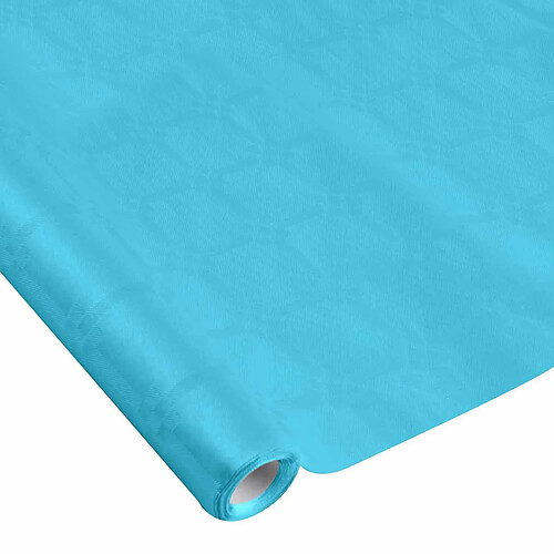 Homea Nappe Papier Damassée 1,18x5m Bleu