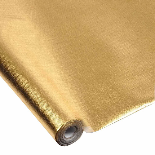 Homea Nappe Plastique Imperméable 1,20x5m Or