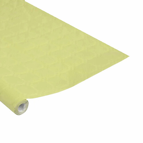 Homea Nappe Papier Damassée 1,18x5m Tilleul