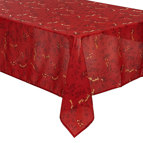 Atmosphera Nappe Antitache Maison des Couleurs 120x240cm Rouge
