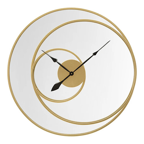Paris prix Horloge murale miroir - Or