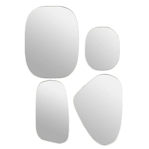 But Lot de 4 miroirs organiques ROMAN Argenté