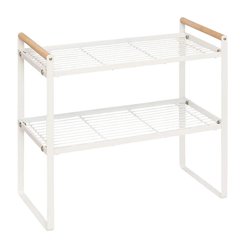 Five Simply Smart Étagère de Cuisine 2 Niveaux Balm 42cm Blanc