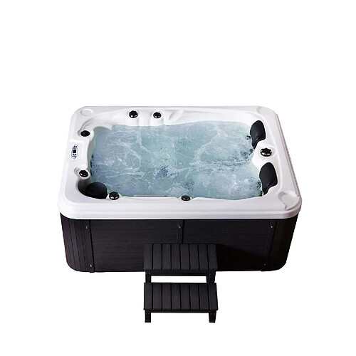 Home Deluxe Jacuzzi extérieur BEACH Avec escalier et couverture thermique