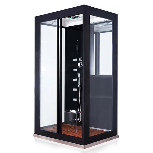 Home Deluxe Douche à vapeur LUXORY XL Noir