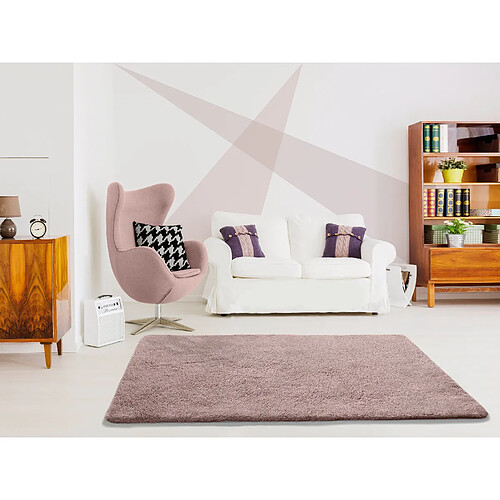 ATTICGO Tapis lavable shaggy ALPACA rose 200x290 cm