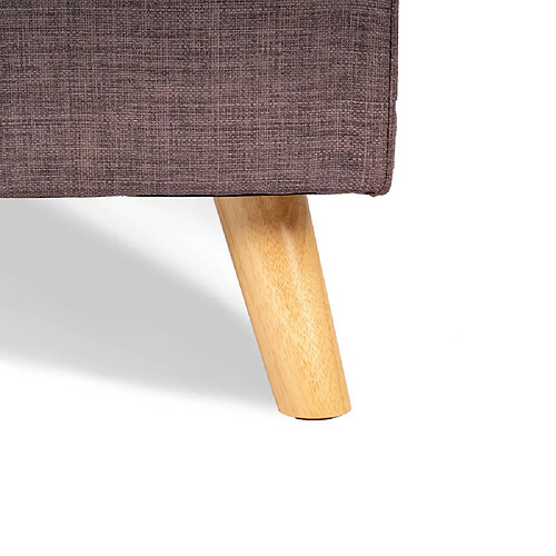 Home deluxe Pied de canapé bois - Noir