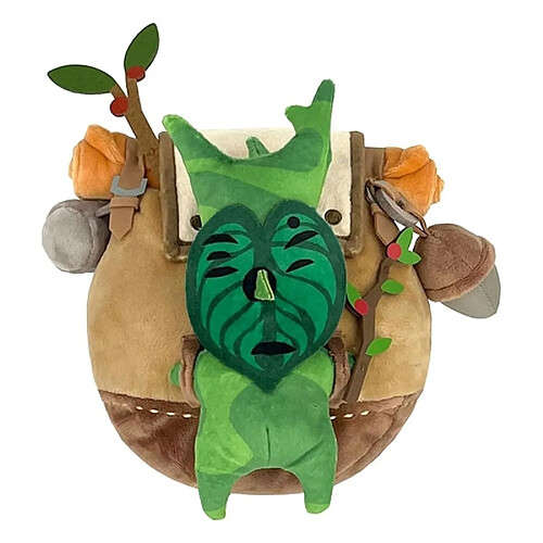 Sanei The Legend of Zelda : Tears of the Kingdom - Peluche ZP04 Korok with Backpack Brown 17 cm