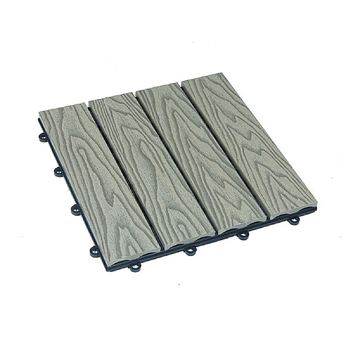 Home Deluxe WPC Carreaux à clipser BAVARO PREMIUM - Antique 2.5 m²