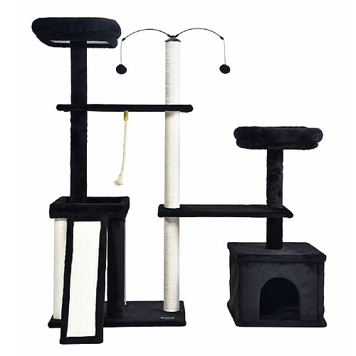 Home Deluxe Arbre à chat JAX Noir