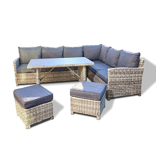 Home deluxe Salon de jardin Bahia - Anthracite