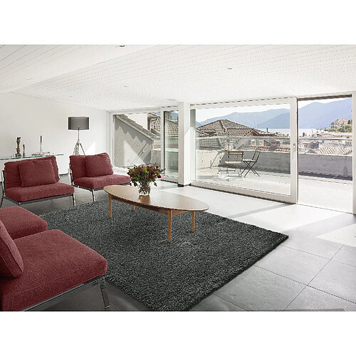 ATTICGO Tapis shaggy CATAY anthracite 57x110 cm