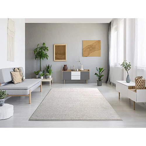 ATTICGO Tapis uni MONTANA blanc 80x150 cm