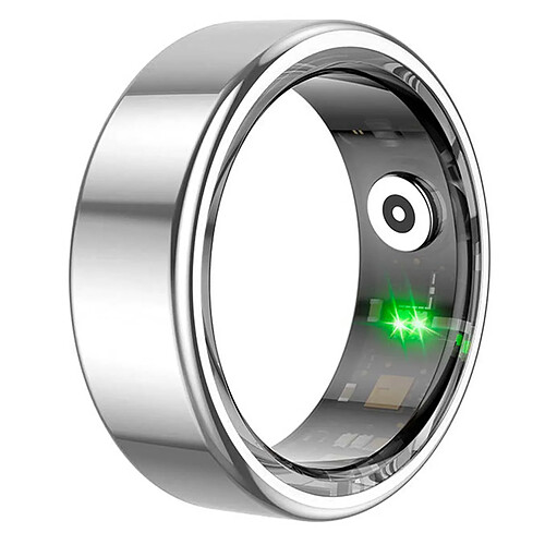 Avizar Bague Connectée Taille 12 Modèle Titan avec Étui de Charge Argent