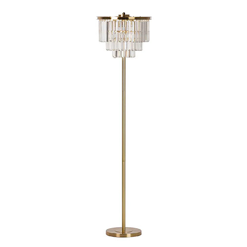 Alexandra house living lampadaire métal et verre - Or