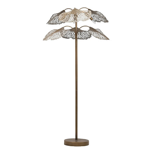 Alexandra House Living Lampadaire en métal doré 88 x 88 x 166 cm