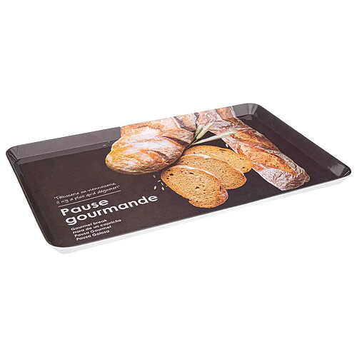 Five Simply Smart Plateau de Service Mélaminé Gourmand 45cm Noir