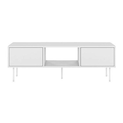 Dancan Meuble TV mural moderne - Blanc