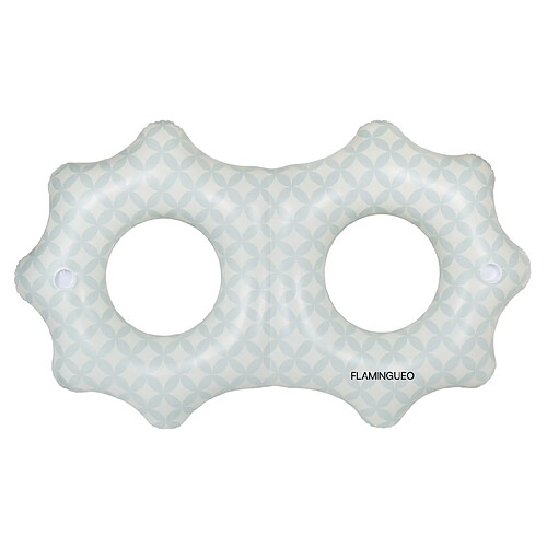 Flamingueo Bouée Piscine Géante Glace Pailletée – Extra Large 90x190x20 Cm, PVC Résistant, Double Valve, Fun & Confort Plage/ÉtÉ