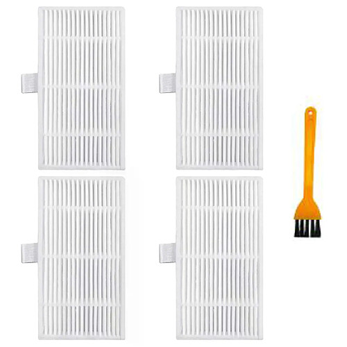 Ensemble de brosses filtrantes pour aspirateur robot Lydsto W2, accessoires de remplacement pour le nettoyage des sols à la maison.~00954