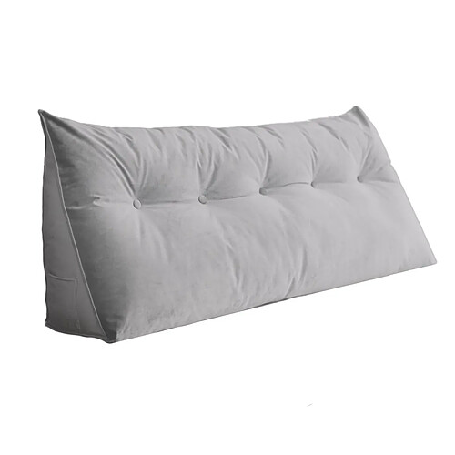 Tête de lit / Coussin de Dossier Visby Triangel / Grand / gris /140