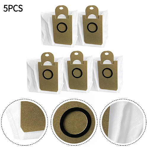 Sacs à poussière réutilisables pour robot iHome AutoVac Nova - Lot de 5