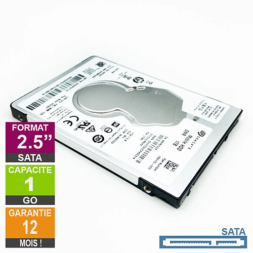 Seagate Technology Disque Dur PC Portable 1To SATA 2.5 Seagate ST1000LM035 7mm 5400rpm 128Mo