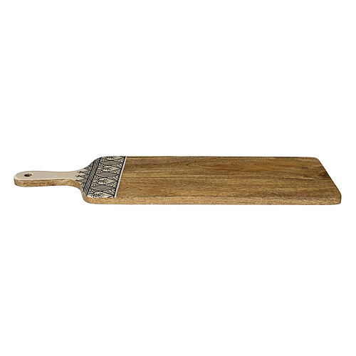 The Home Deco Factory Planche de Présentation en Bois Dune 58cm Noir