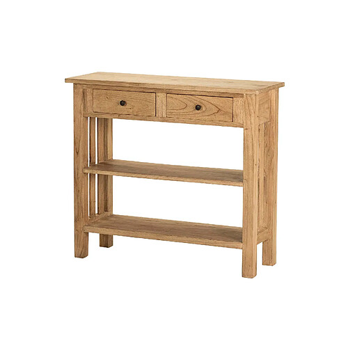 Alexandra house living console 2 tiroirs bois mindi - Marron