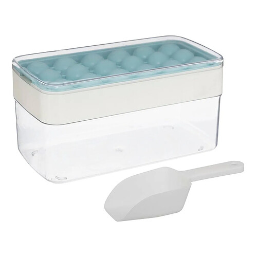 Five Simply Smart Bac à Glaçons Avec Pelle 18 Cavités 22cm Bleu Artic